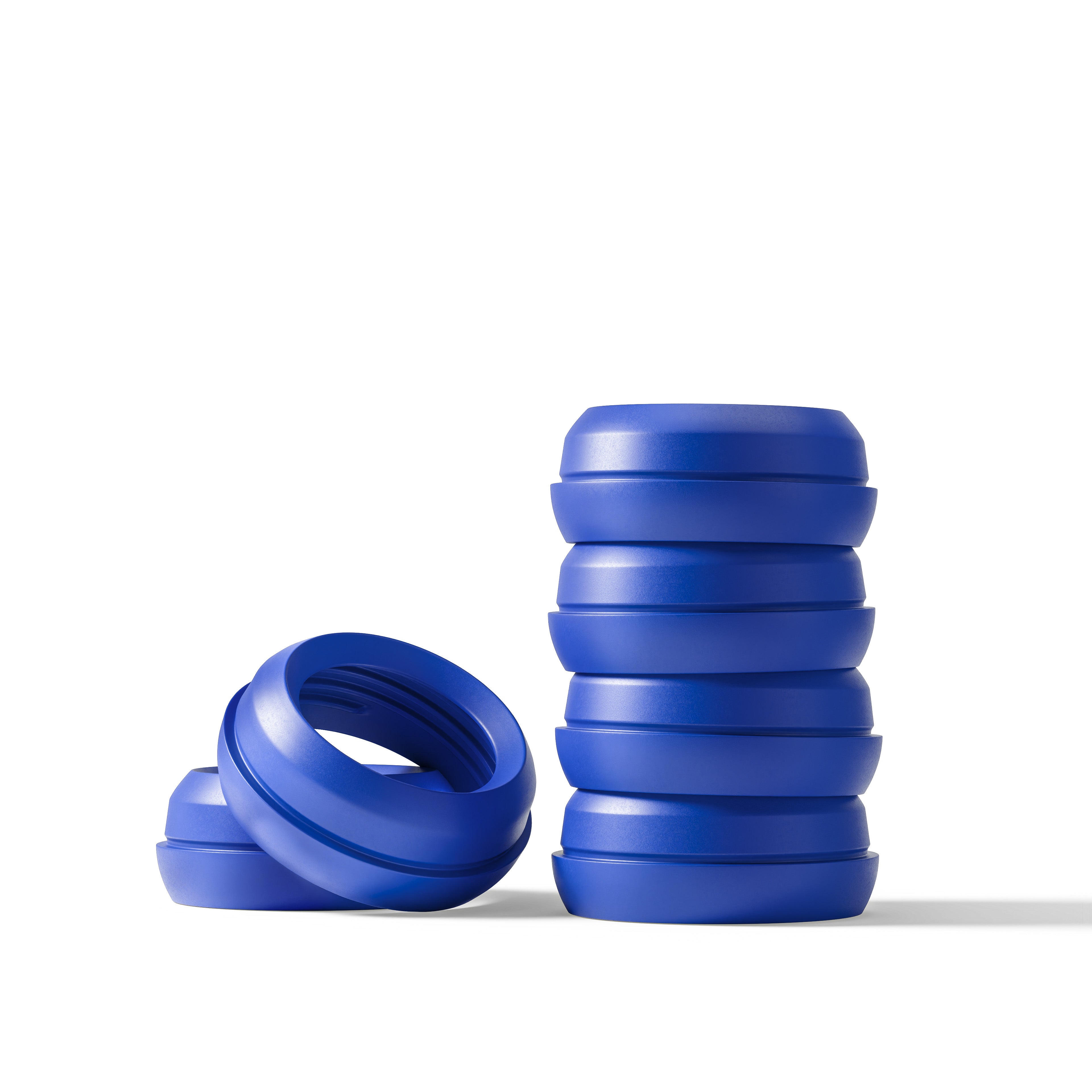 mōmi vibes colored bottle collar set - lapis