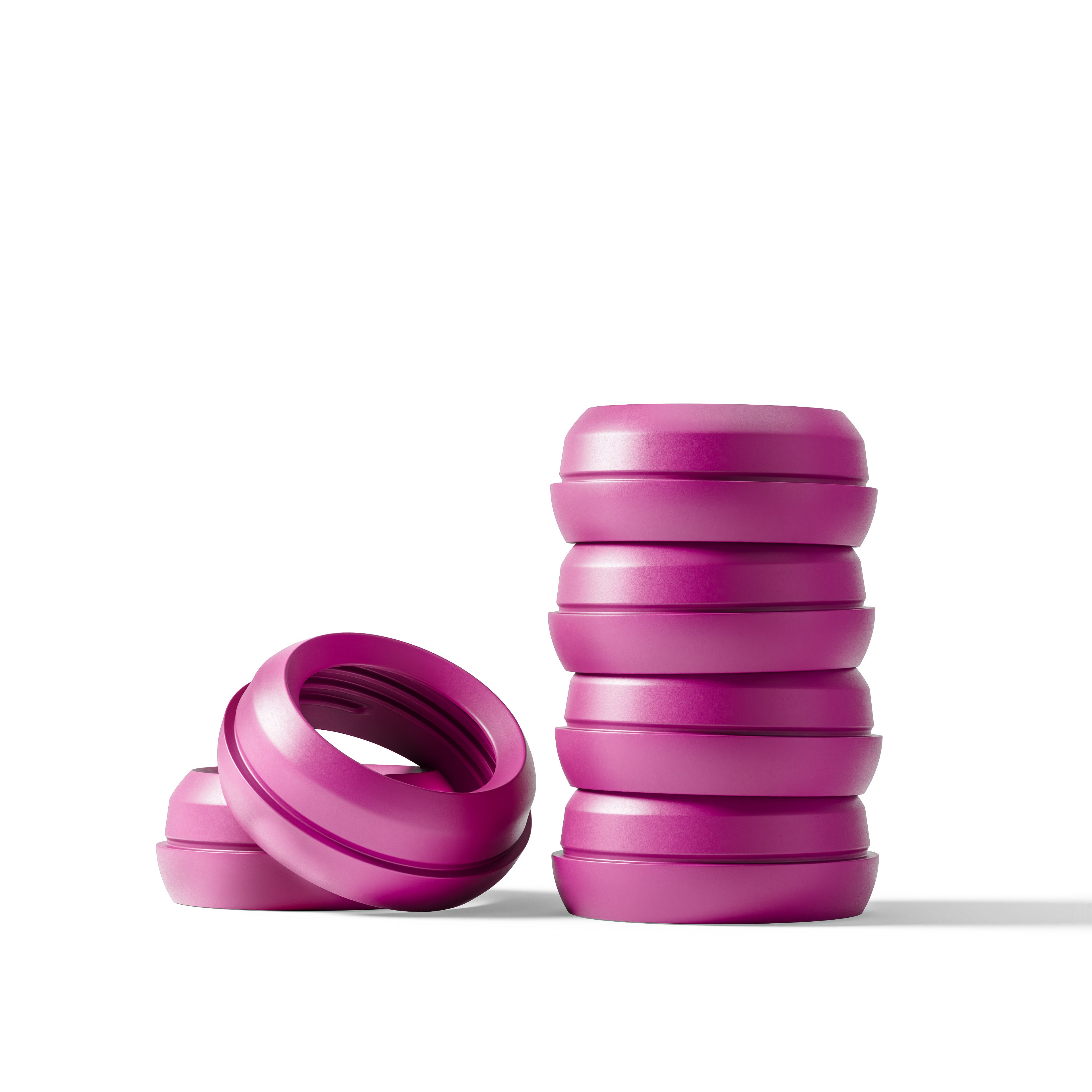 mōmi vibes colored bottle collar set - orchid