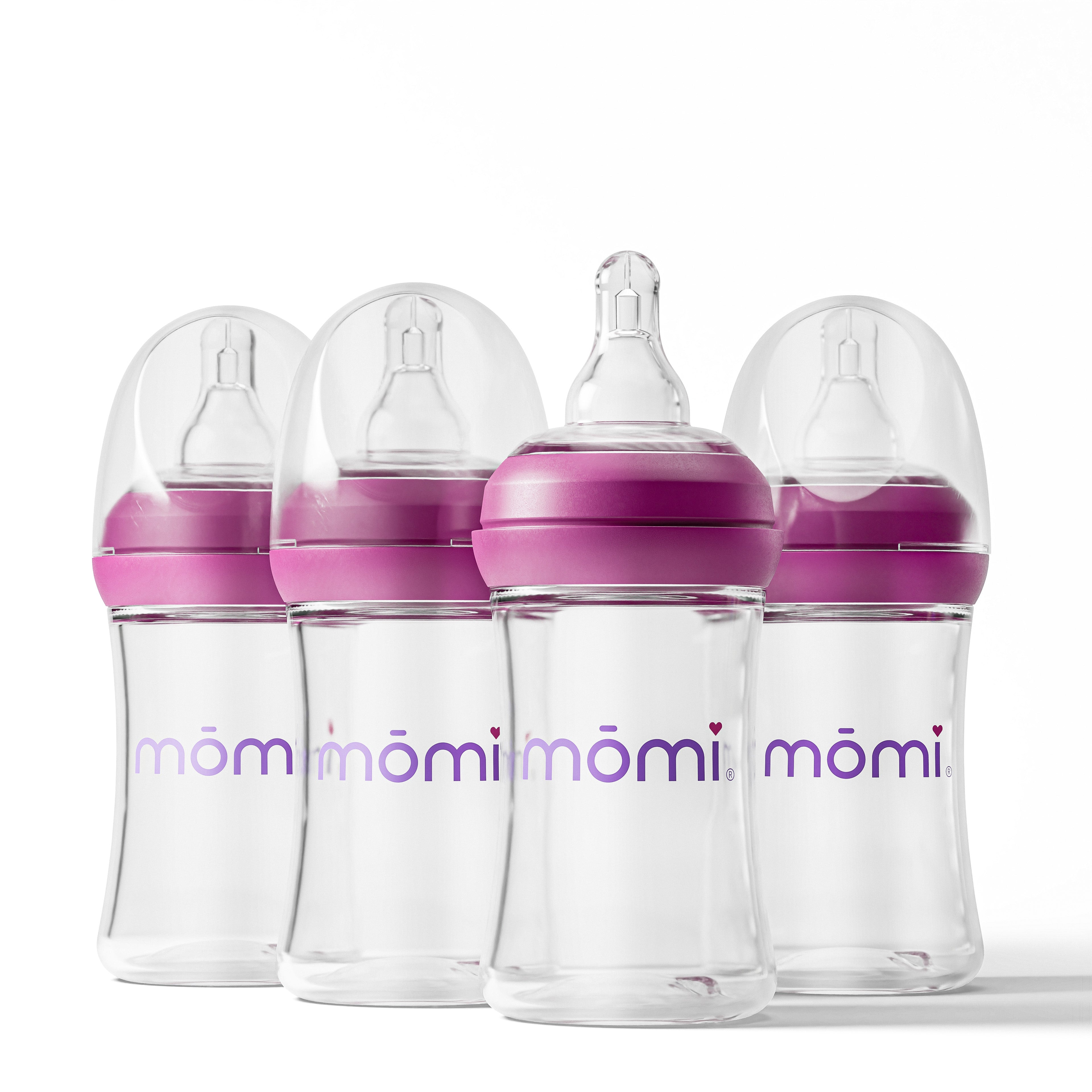 momi vibes breast-like bottle sets - orchid