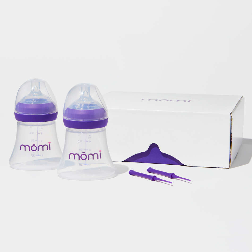 Momi 2-Bottle Set Plastic